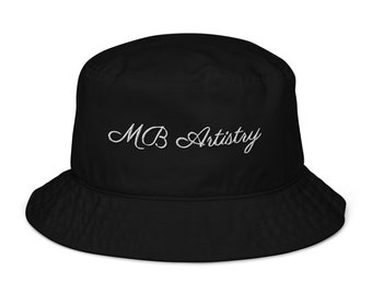 MB Artistry Logo Organic bucket hat