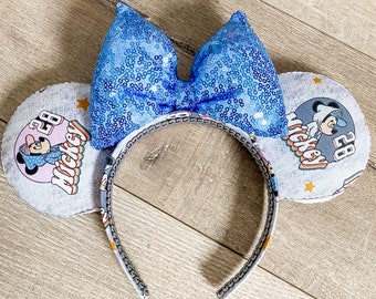 Mickey Disney Ears, 90s Retro Ears, Throwback Disney Ears, 90s night, Old School Disney, Minnie Mouse Ears, Girl Gifts, Gifts under 30