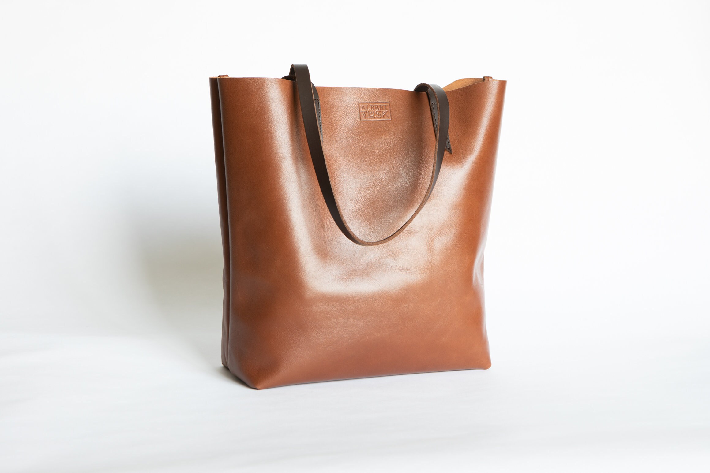 The Classic Leather Large Tote Bag tan / Brown Leather Tote Etsy Australia