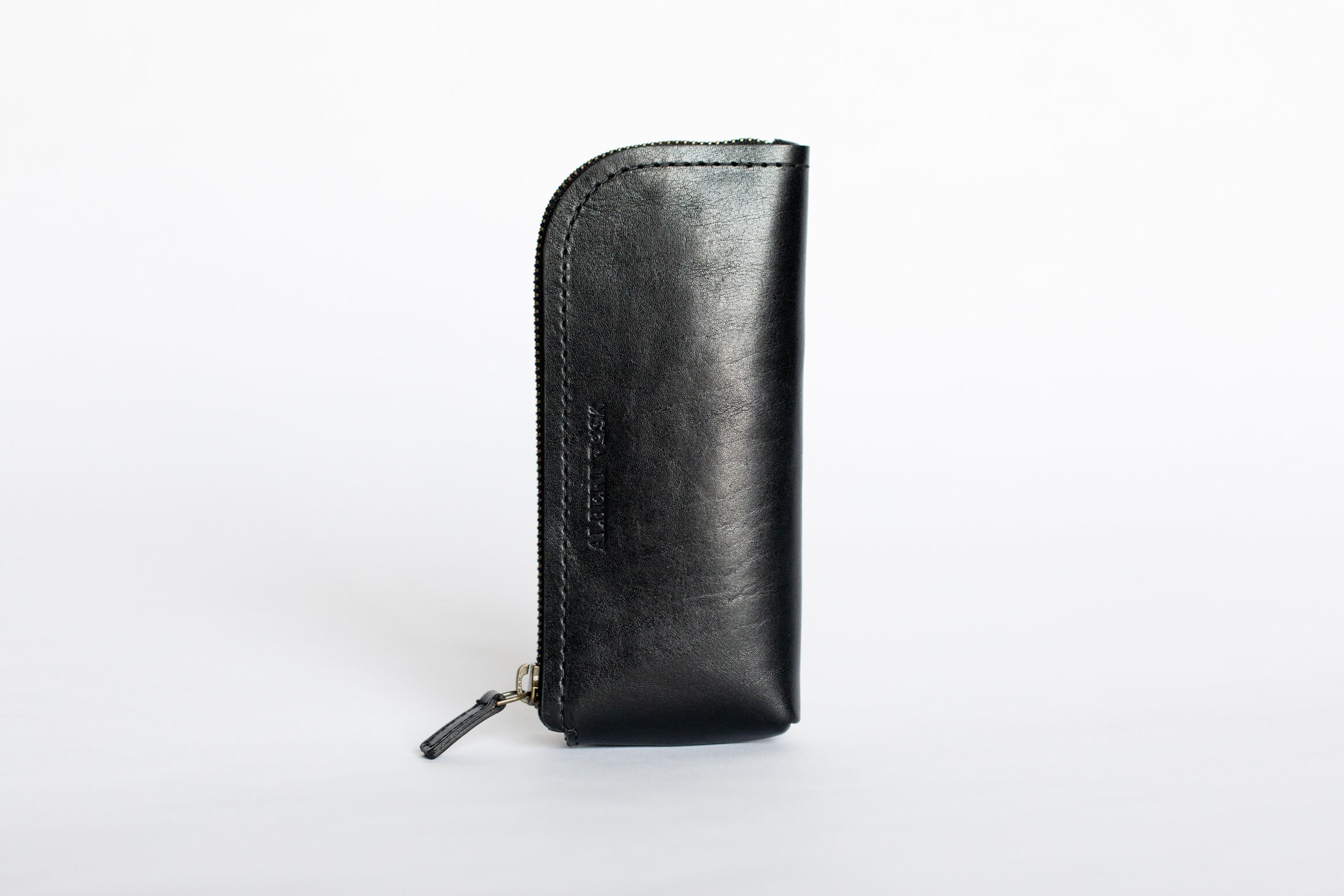 The Daily Leather Pouch black Leather Sunglass Case Etsy