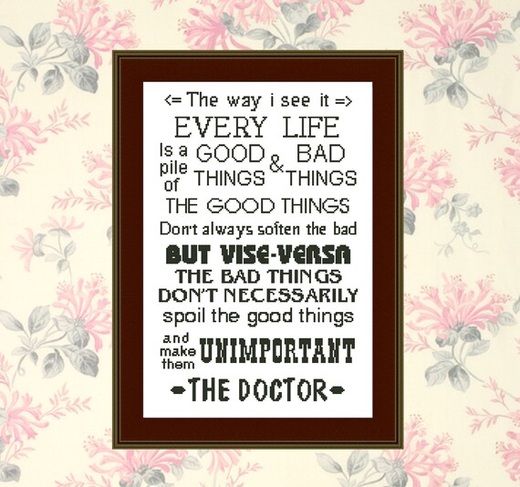 Quotes Cross Stitch Pattern Pattern Xstitch Pattern Etsy