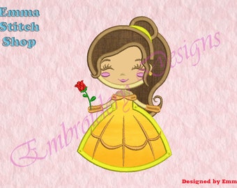 Princess Applique Embroidery Designs Princess Embroidery Designs Machine Embroidery Designs Embroidery Designs Minimal Simple Embroidery