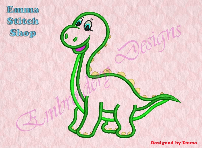 Dino Design Applique Machine Embroidery Designs, Dino Embroidery ...