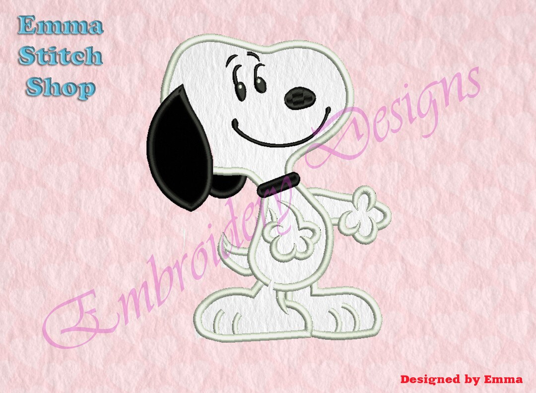 Dog Applique Embroidery Designs, Cute Dog Machine Embroidery Designs