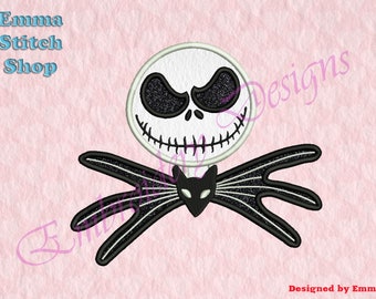 Jack Applique Embroidery Designs, Embroidery Designs, Digital download file, 8 formats in 3 sizes
