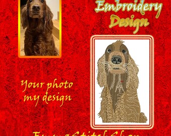 Custom Embroidery Portrait Embroidery Photo Embroidered Sweatshirt Embroidery Custon Portrait Embroidery for TShirt Custom Embroidery Design