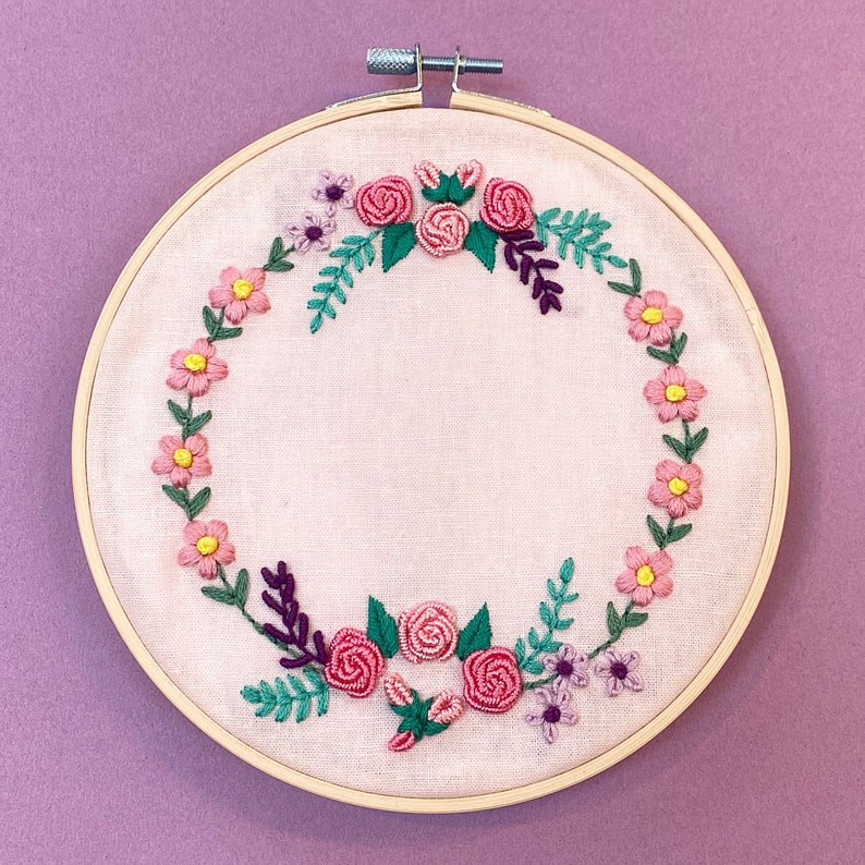 Custom Baby Girl Embroidery Name Hoop Embroidery Birth Etsy