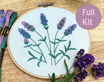 Lavendel borduurset voor beginners