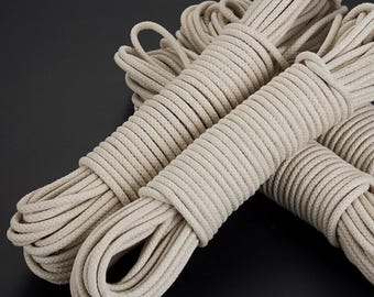 Cotton Braided Rope- Multiple Thickness/Lengths