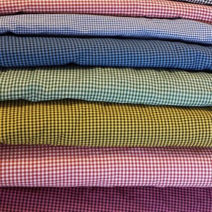 3 mm gingham polycotton 35/65% tyg - flera storlekar