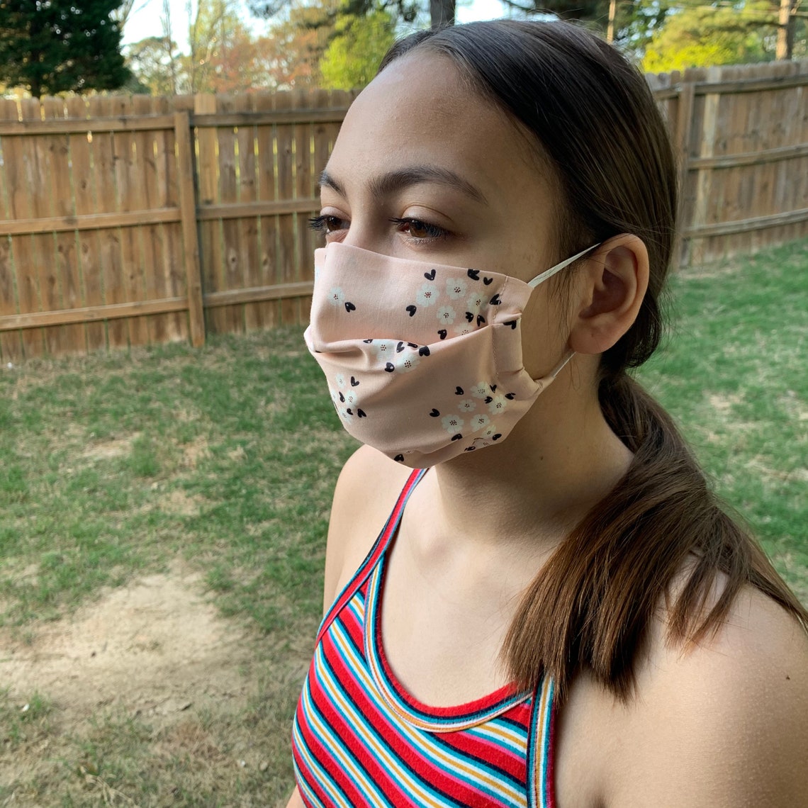 Pleated Face Mask Dust Mask Nail Tech Mask Pollen Mask with Etsy