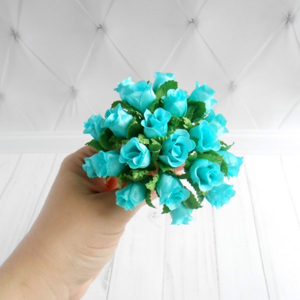 Green Silk Roses Etsy