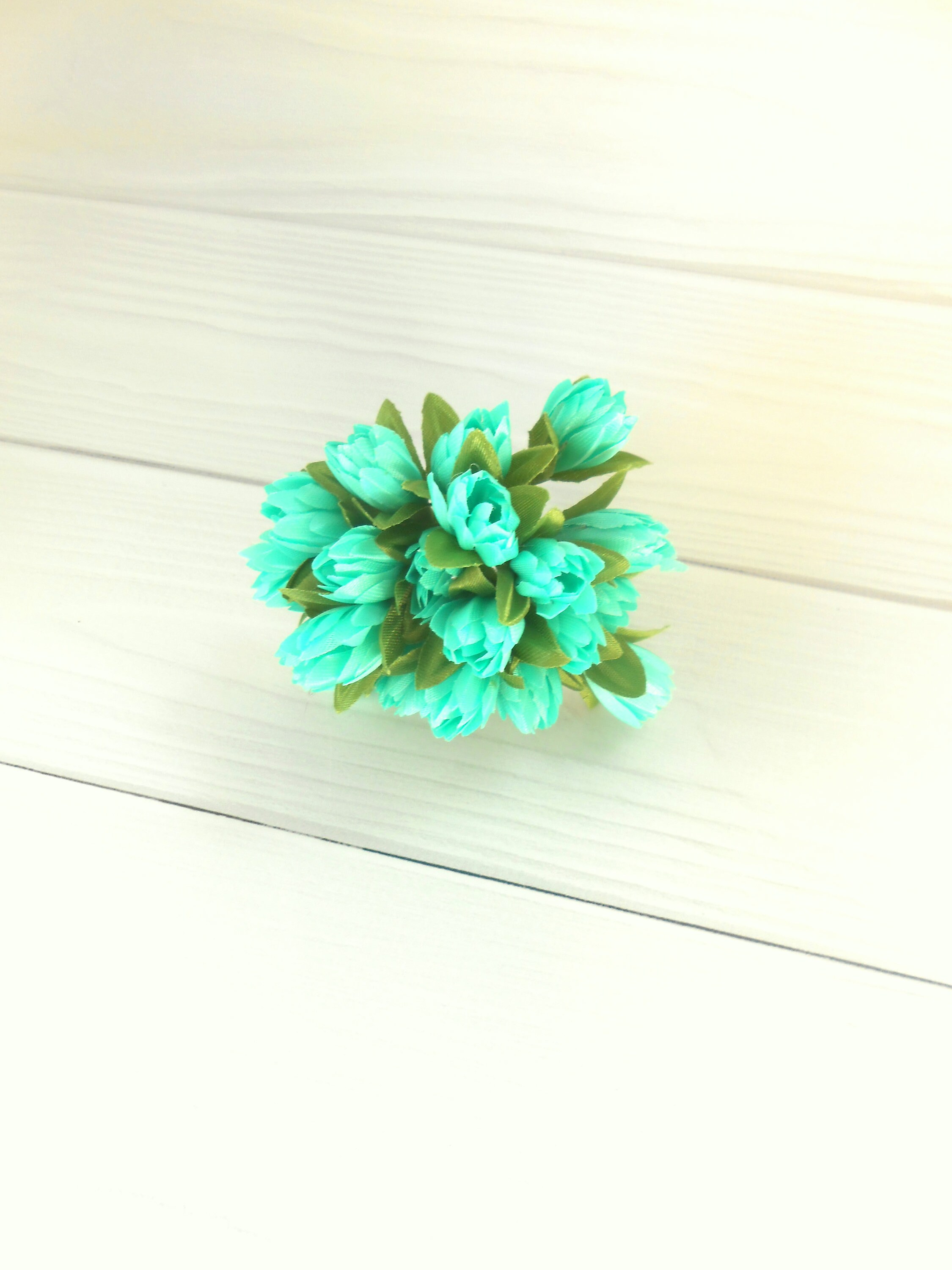 Mint Green Faux Flowers Artificial Flowers Small Fake Dollhouse Flowers