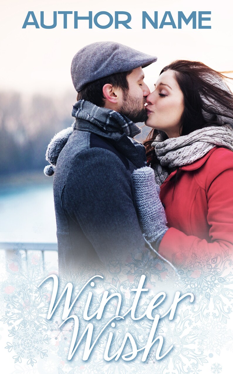 Premade Romance Ebook Cover customizable title and name Etsy