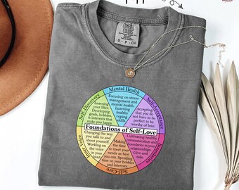 Foundations Of Self-Love Shirt Single Life Galentine Day Girls, Women & Her, Anti-Love Cute Anti-Valentines Day Gifts Comfort Colors T-Shirt