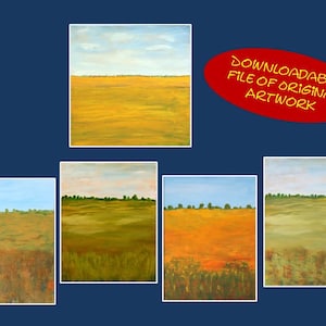 Digital art for immediate download of Works by Catalan Artist C.V. Sierra - files in 300 dpi for cards, posters, fabric, acrylic and more.