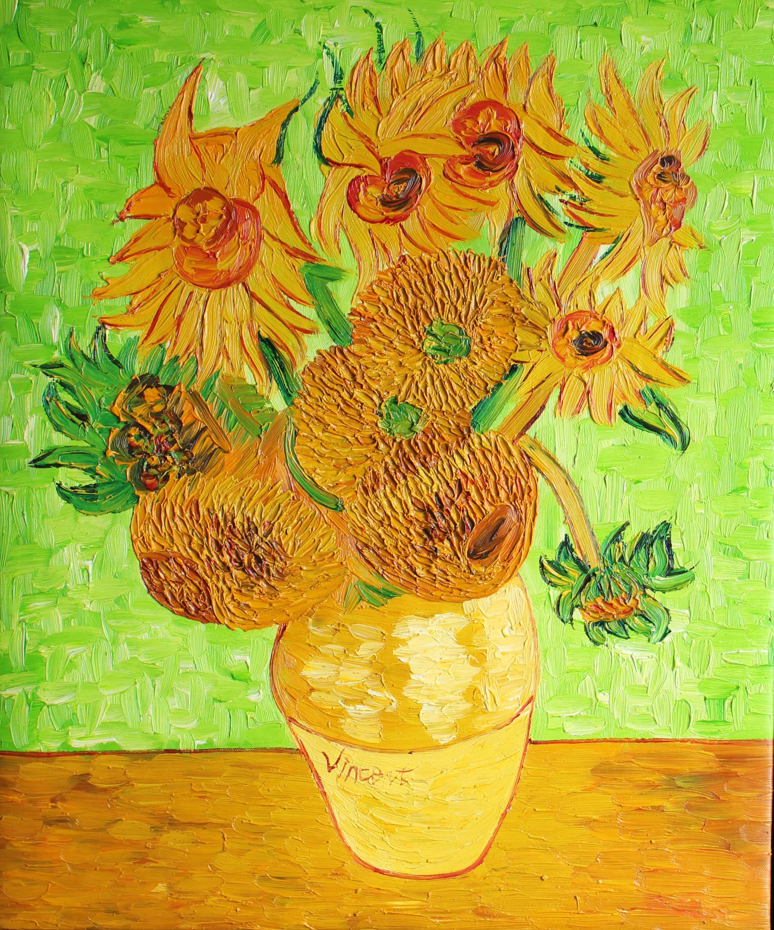 Sunflowers Vincent Van Gogh Original