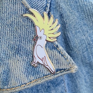 Gelbhaubenkakadu-Pin