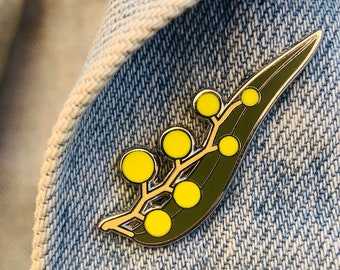 Golden Wattle Pin