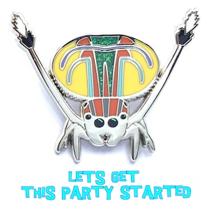 Peacock Spider pin
