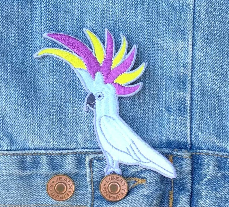 Punk Cockatoo Clothes Patch