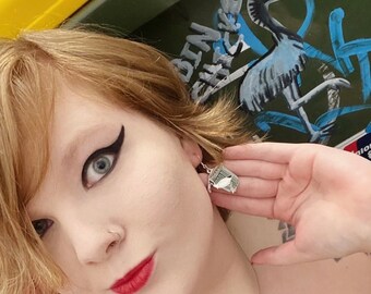 Bin Chicken earrings