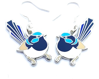Superb Fairywren earrings