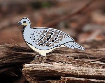 Malleefowl pin