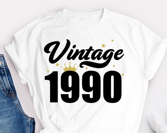 Download Free Vintage 1990 Svg Etsy SVG Cut Files