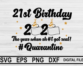 21st Birthday Svg Etsy