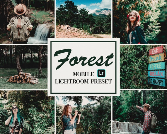 Mobile Lightroom Presets Forest Preset Blogger Presets Instagram Presets Adobe Lightroom Mobile Preset Travel Preset Dark Green