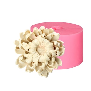 3D chrysanthemum flower mold fondant mould chocolate mousse cake molds candle moulds silicone mold resin clay molds