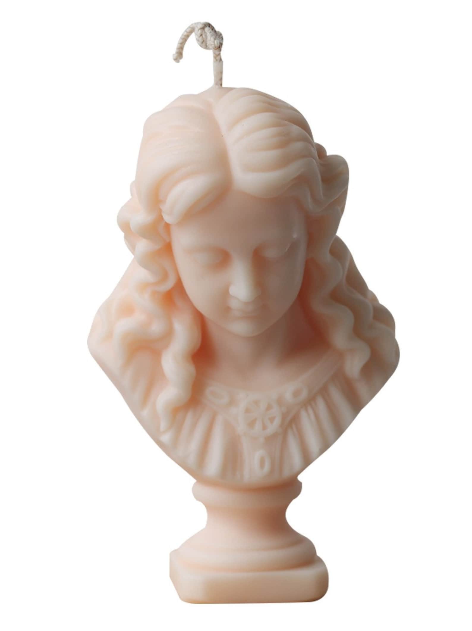 Large Size Plaster Statue Molds Soap Mold Silicone Girl Bust Etsy