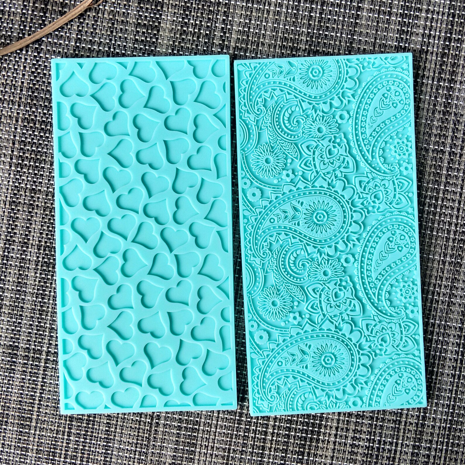 Silicone mold mat mold Heart Silicone Soap Mold heart shaped Etsy