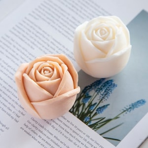 Rose bud mold handmade DIY soap silicone mold chocolate silicone mold