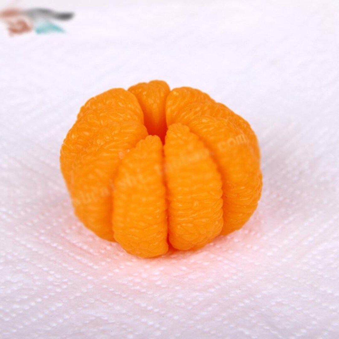Silicone Molds Fruit Mold 3D Orange Soap Mold Candle Molds Orange Soap