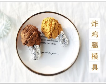Silicone mold food mold fried chicken leg mold chocolate molds Candle mold handmade soap mold aroma stone moulds
