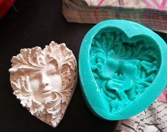 greenwomen 3D-siliconen handgemaakte zeepmal siliconen zeepmallen foodgrade mal