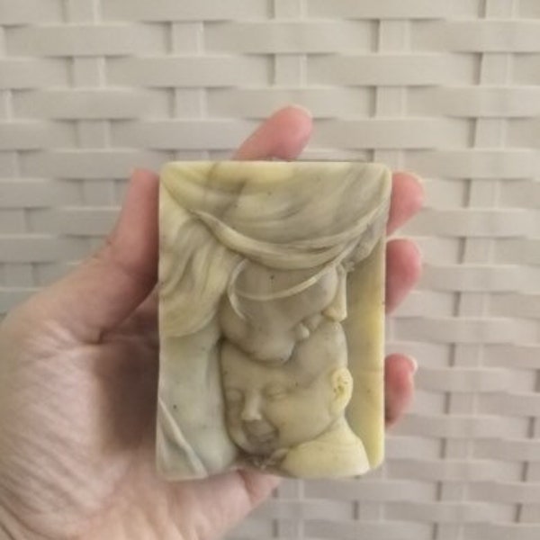 mother and son soap mold silicone soap baby mould candle aroma moulds soap making mould resin clay mold