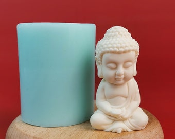 Moldes de Buda de Silicone 3D Moldes de Buda Molde de Vela Sabão Moldes de Resina de Argila