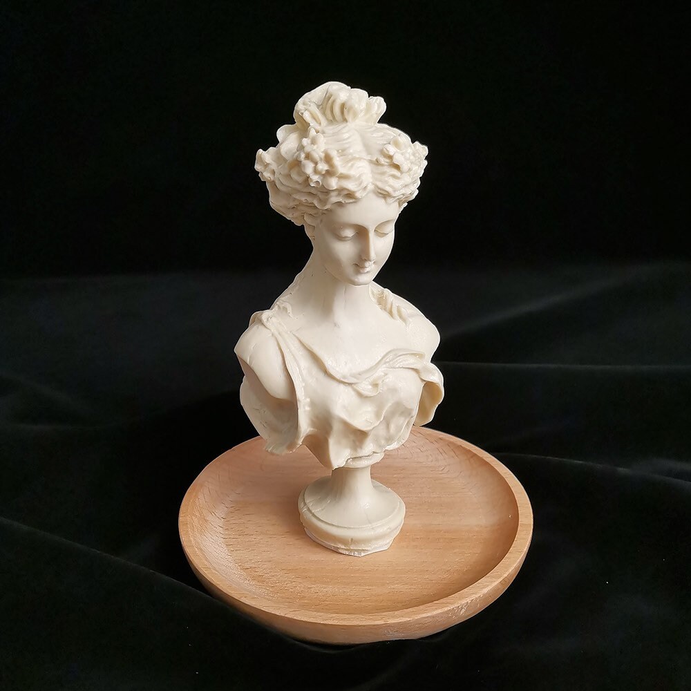 Large Size Plaster Statue Candle Moulds Momen Mold Goddess Etsy