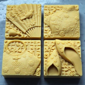 Silicone handmade soap mold DIY/ fondant/cheongsam set/candle/aromatherapy sheet mold cold soap mold