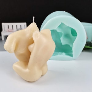 Men's and women's body mold silicone mold soap candle mold resin clay hand-made mold