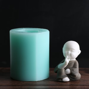 3D Bouddha Statue Moule en silicone Fait à la main Bouddha Statue Savon Moule Cuisson Décoratif Outils de gâteau Bougie Chant Bouddha