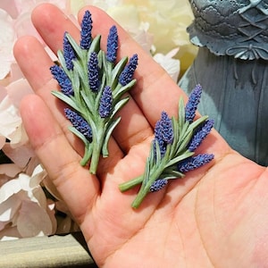 Silicone mold 2D Flower lavender chocolate molds flower Wedding Candle handmade soap mold aroma stone moulds
