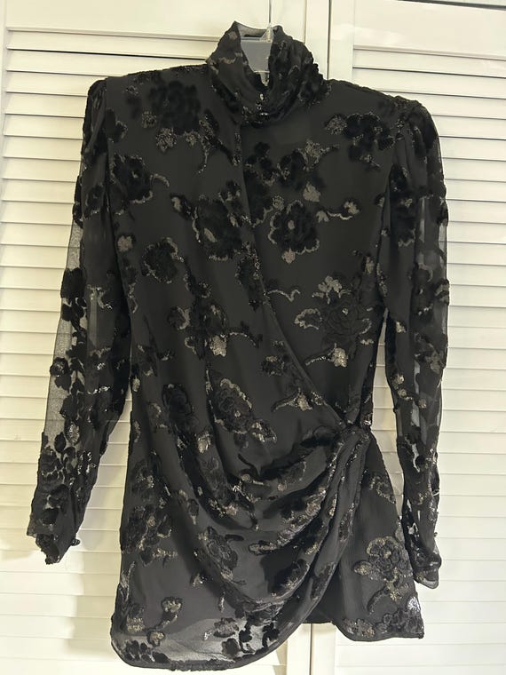 Emanuel Ungaro Parallele Paris silk brocade blouse