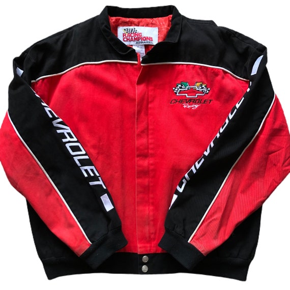 Vintage Nascar Chevrolet Racing Jacket - Etsy Vintage Nascar Chevrolet Racing Jacket - Etsy