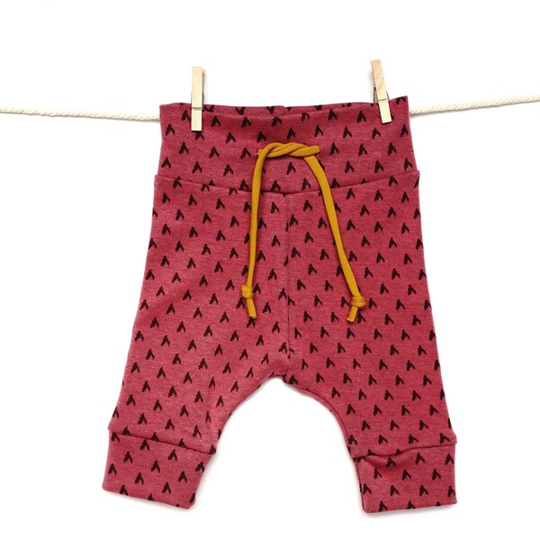 Pantalon sweat Clochette / vieux rose, jogging / bébé et enfant / fille / coton BIO / 1 mois à 6 ans / fait main / Petit Grizzly