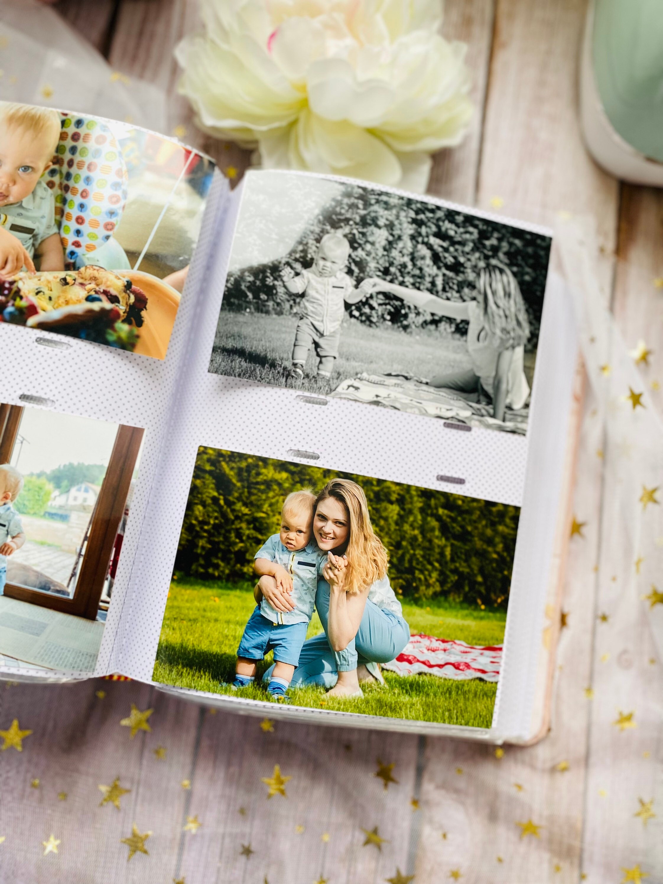 Personalized Baby Photo Album Baby First Year Book Custom Cover 46 ...