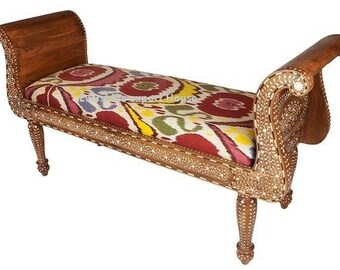 Bone Inlay Bench - Etsy